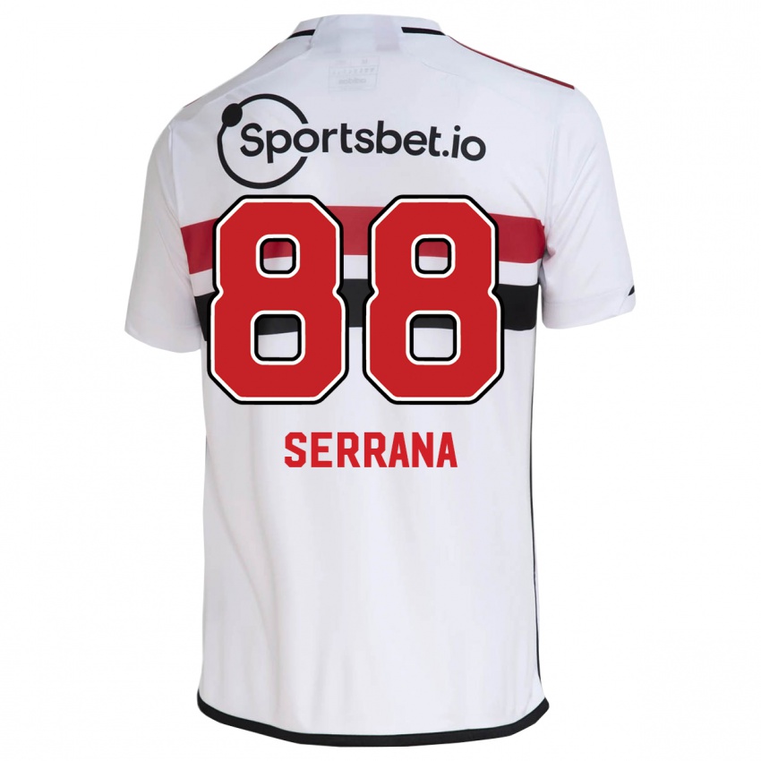 Niño Camiseta Serrana #88 Blanco 1ª Equipación 2023/24 La Camisa Argentina