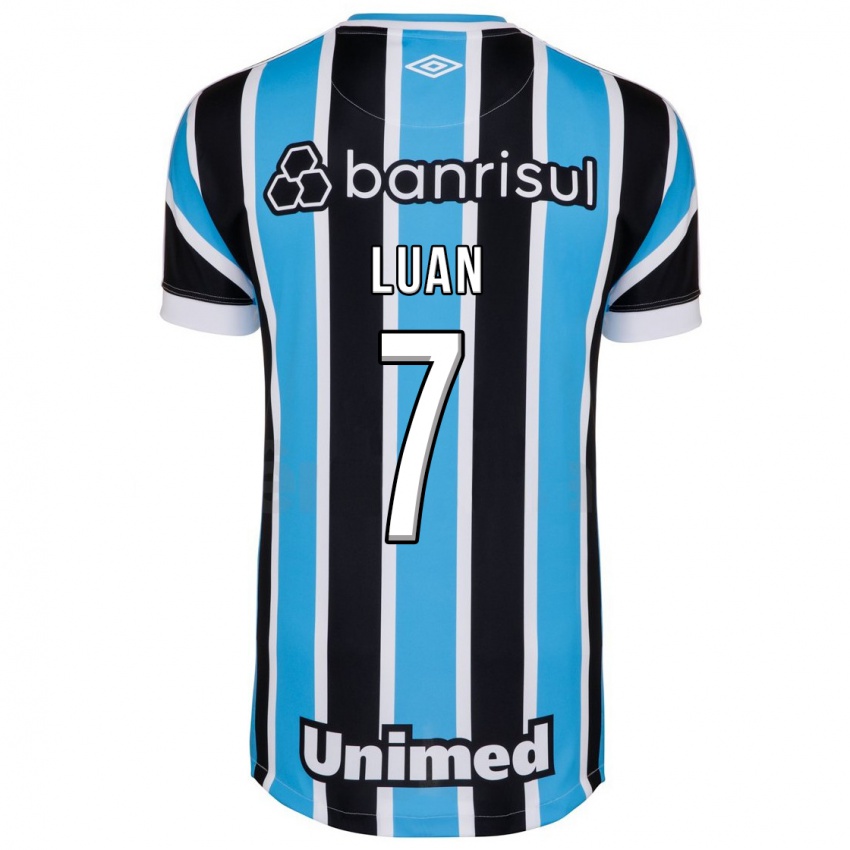 Niño Camiseta Luan #7 Azul 1ª Equipación 2023/24 La Camisa Argentina