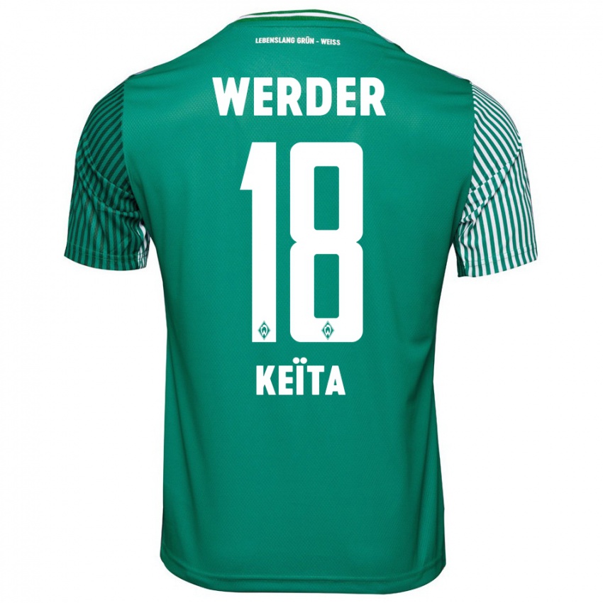 Niño Camiseta Naby Keïta #18 Verde 1ª Equipación 2023/24 La Camisa Argentina