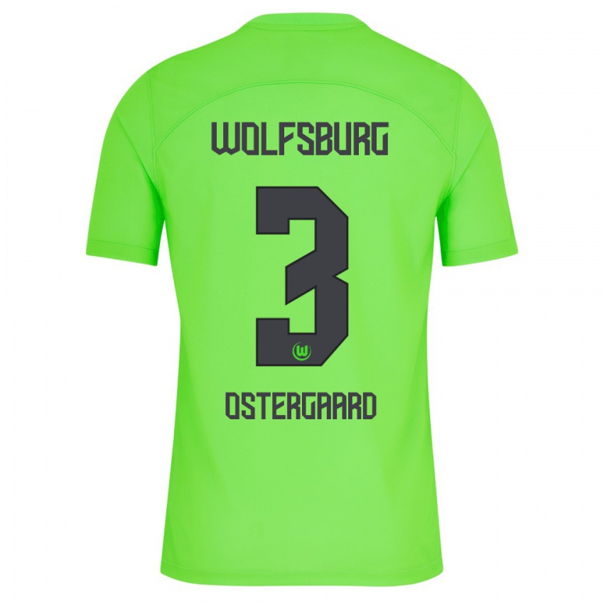 Niño Camiseta Christian Östergaard #3 Verde 1ª Equipación 2023/24 La Camisa Argentina