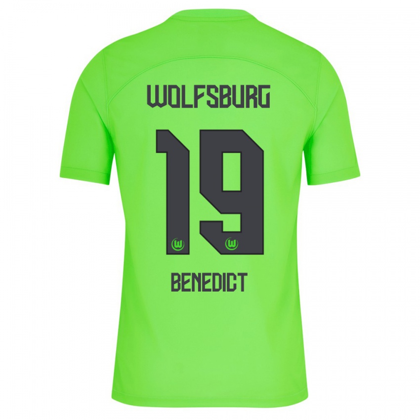 Niño Camiseta Trevor Benedict #19 Verde 1ª Equipación 2023/24 La Camisa Argentina