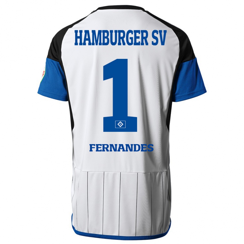 Niño Camiseta Daniel Heuer Fernandes #1 Blanco 1ª Equipación 2023/24 La Camisa Argentina