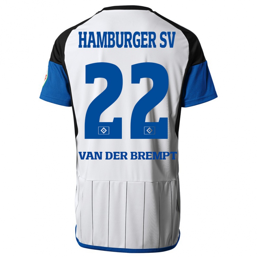 Niño Camiseta Ignace Van Der Brempt #22 Blanco 1ª Equipación 2023/24 La Camisa Argentina