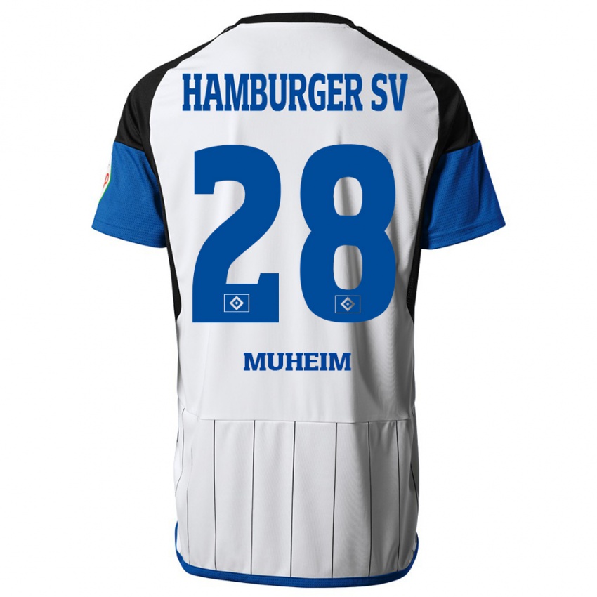 Niño Camiseta Miro Muheim #28 Blanco 1ª Equipación 2023/24 La Camisa Argentina