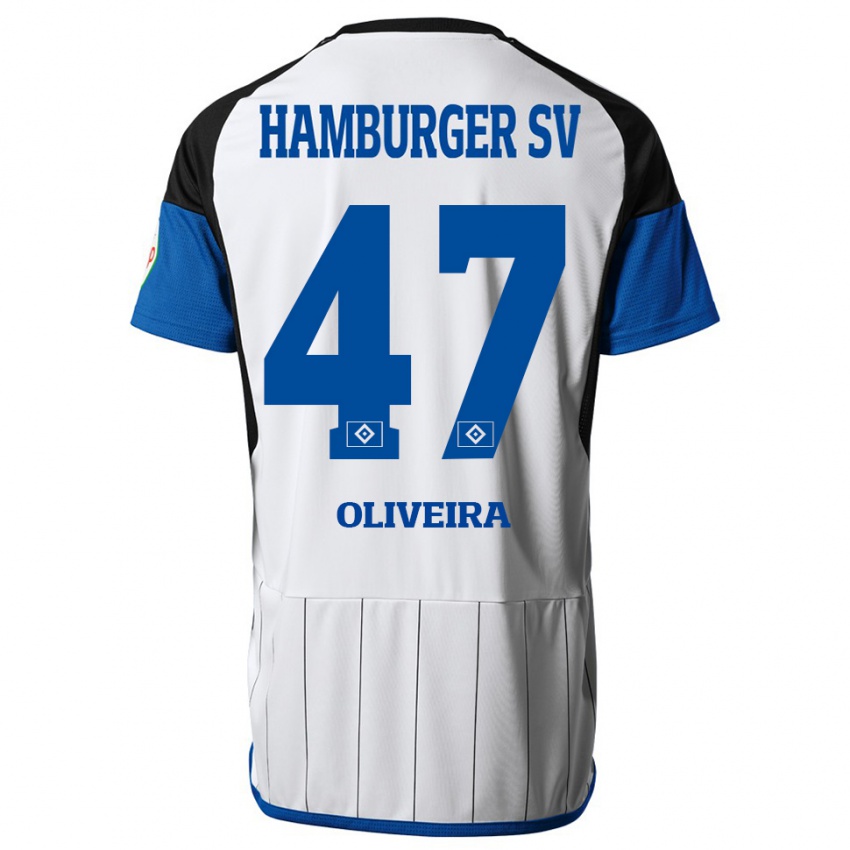 Niño Camiseta Nicolas Oliveira #47 Blanco 1ª Equipación 2023/24 La Camisa Argentina