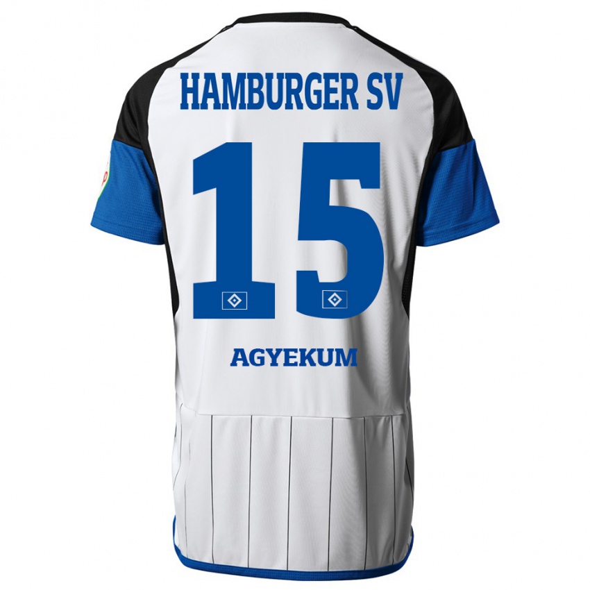 Niño Camiseta Joel Agyekum #15 Blanco 1ª Equipación 2023/24 La Camisa Argentina