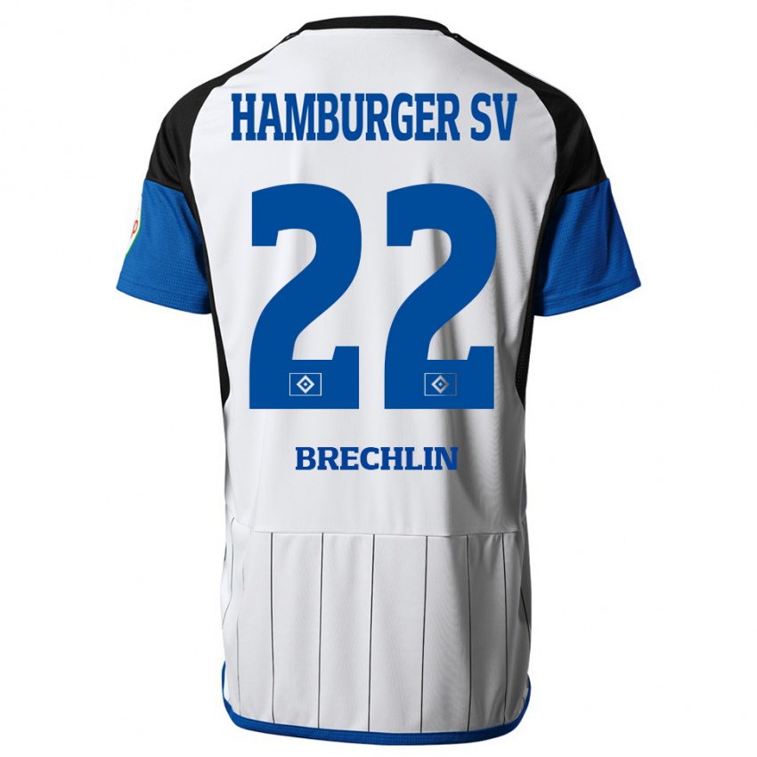 Niño Camiseta Bjarne Brechlin #22 Blanco 1ª Equipación 2023/24 La Camisa Argentina