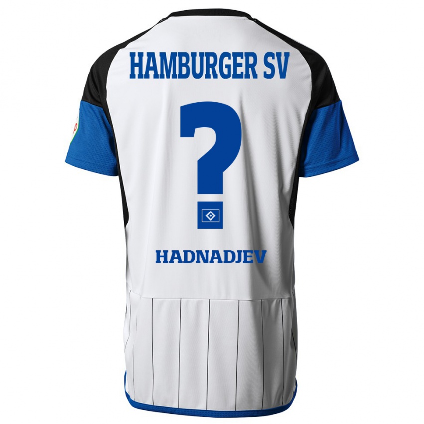 Niño Camiseta Marko Hadnadjev #0 Blanco 1ª Equipación 2023/24 La Camisa Argentina