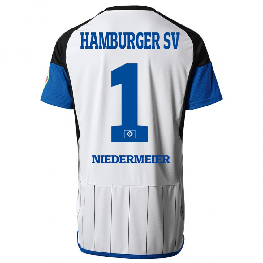 Niño Camiseta Philipp Niedermeier #1 Blanco 1ª Equipación 2023/24 La Camisa Argentina