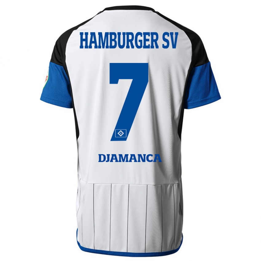 Niño Camiseta Ismaila Djamanca #7 Blanco 1ª Equipación 2023/24 La Camisa Argentina