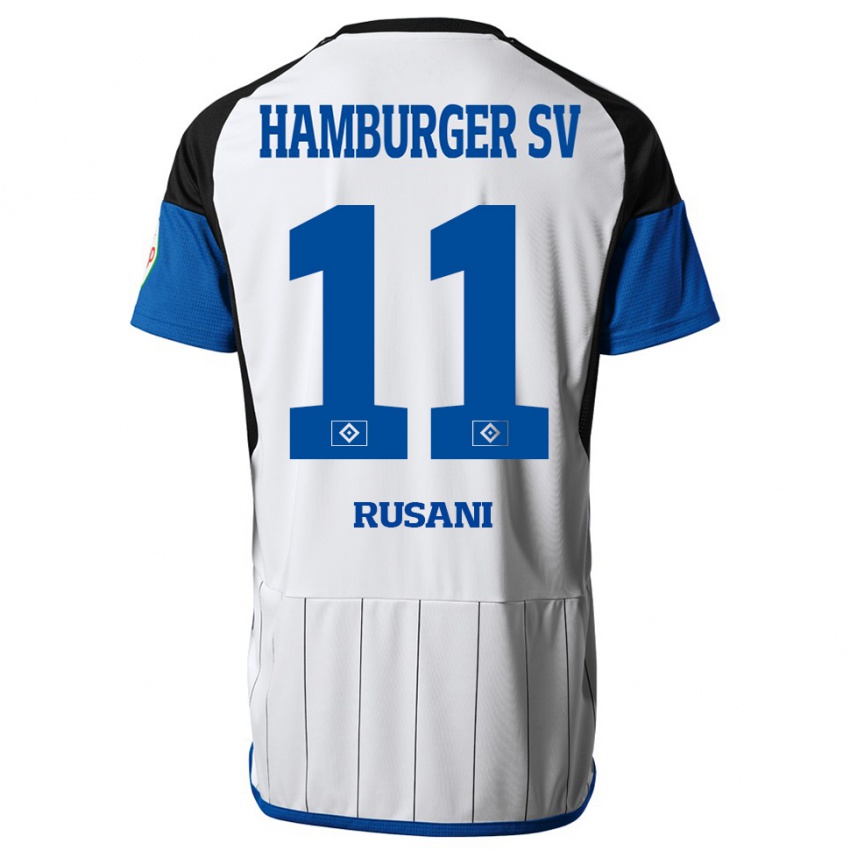 Niño Camiseta Yasin Rusani #11 Blanco 1ª Equipación 2023/24 La Camisa Argentina