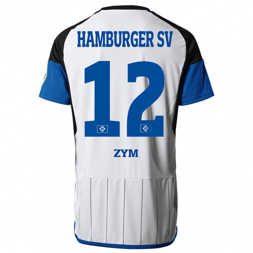 Niño Camiseta Marcel Zym #12 Blanco 1ª Equipación 2023/24 La Camisa Argentina