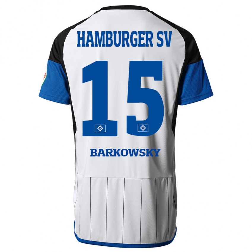 Niño Camiseta Finn Barkowsky #15 Blanco 1ª Equipación 2023/24 La Camisa Argentina