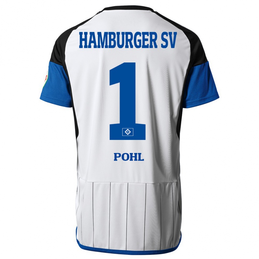 Niño Camiseta Christina Pohl #1 Blanco 1ª Equipación 2023/24 La Camisa Argentina