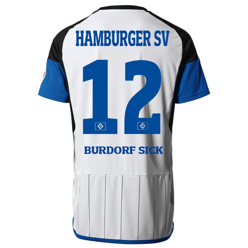 Niño Camiseta Emma Burdorf-Sick #12 Blanco 1ª Equipación 2023/24 La Camisa Argentina