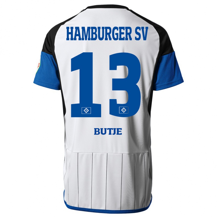 Niño Camiseta Sophie Bütje #13 Blanco 1ª Equipación 2023/24 La Camisa Argentina