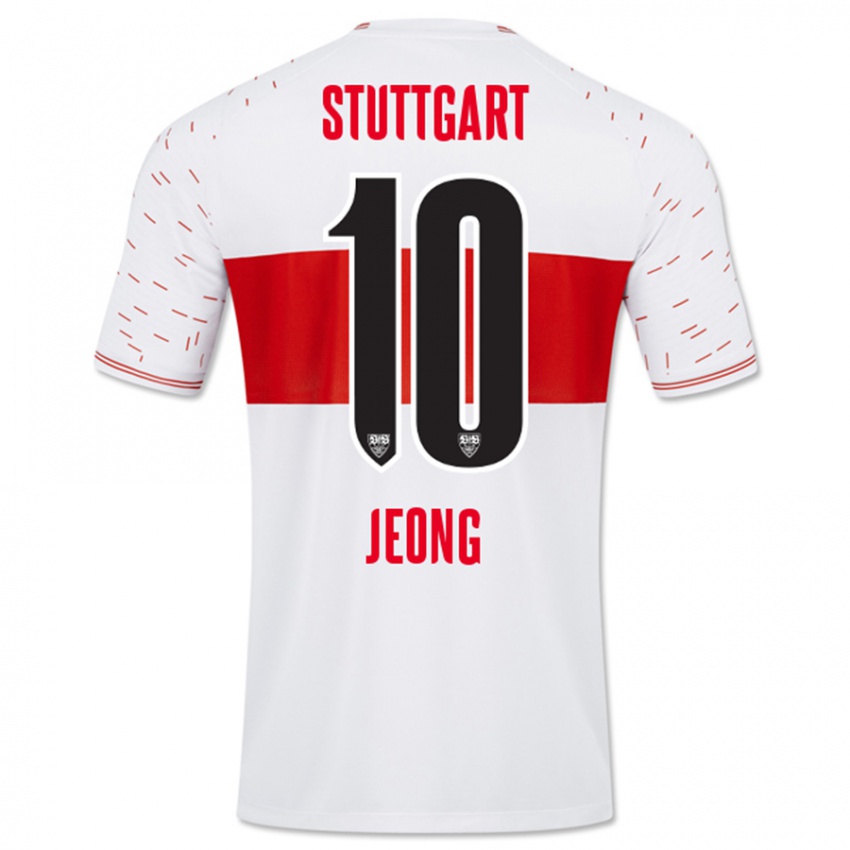 Niño Camiseta Woo-Yeong Jeong #10 Blanco 1ª Equipación 2023/24 La Camisa Argentina