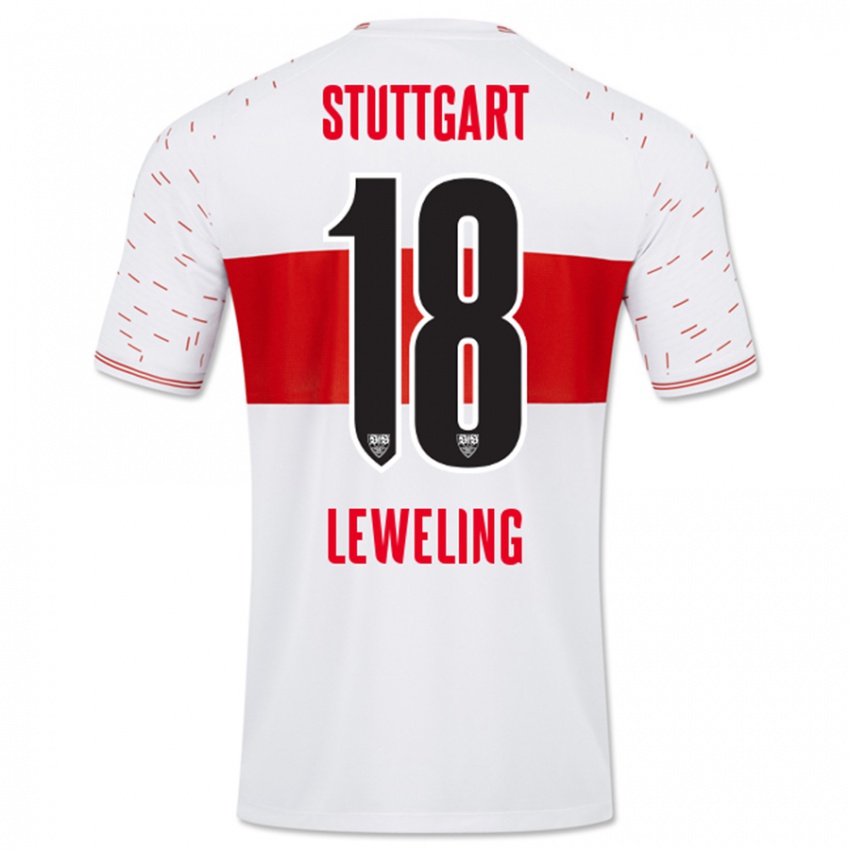 Niño Camiseta Jamie Leweling #18 Blanco 1ª Equipación 2023/24 La Camisa Argentina