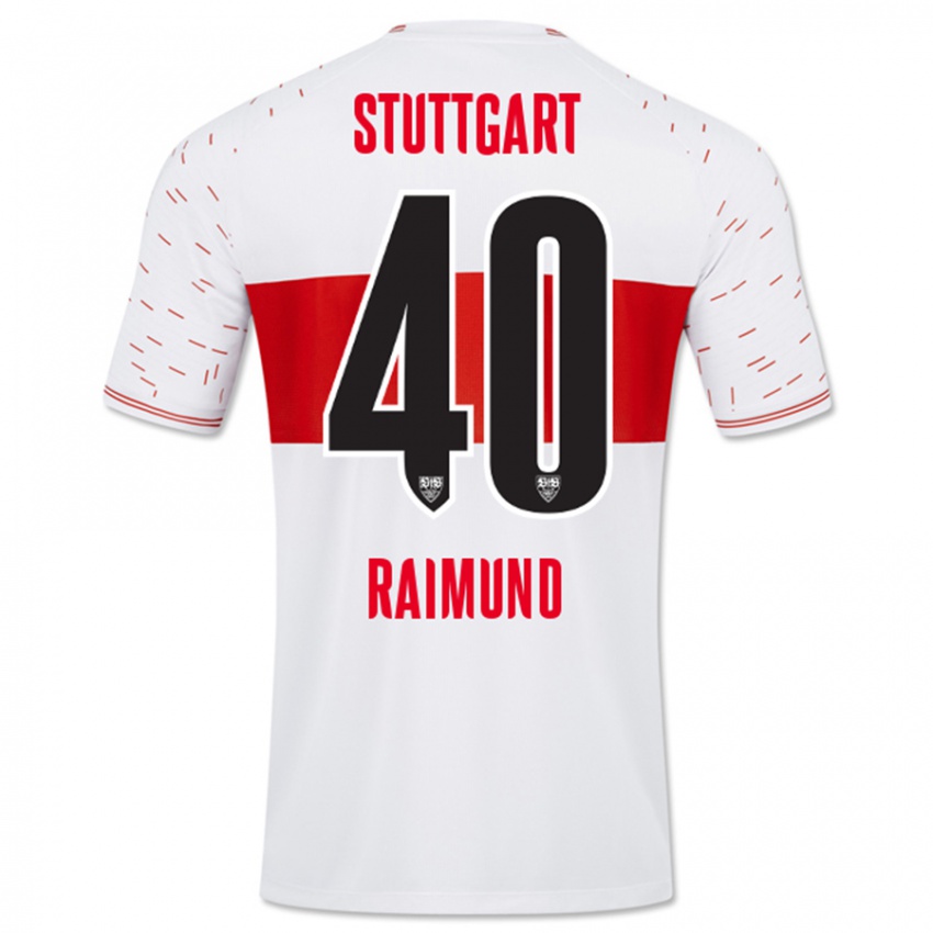 Niño Camiseta Luca Raimund #40 Blanco 1ª Equipación 2023/24 La Camisa Argentina