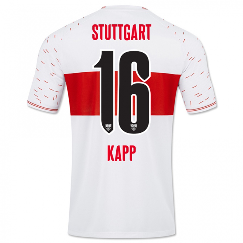 Niño Camiseta Patrick Kapp #16 Blanco 1ª Equipación 2023/24 La Camisa Argentina