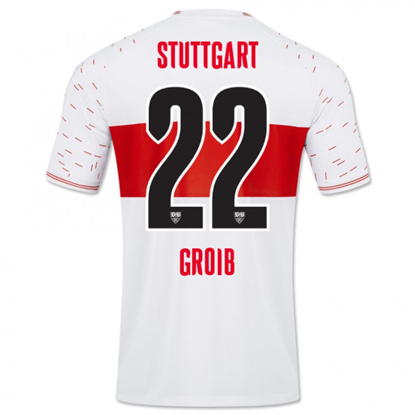 Niño Camiseta Alexander Groiß #22 Blanco 1ª Equipación 2023/24 La Camisa Argentina