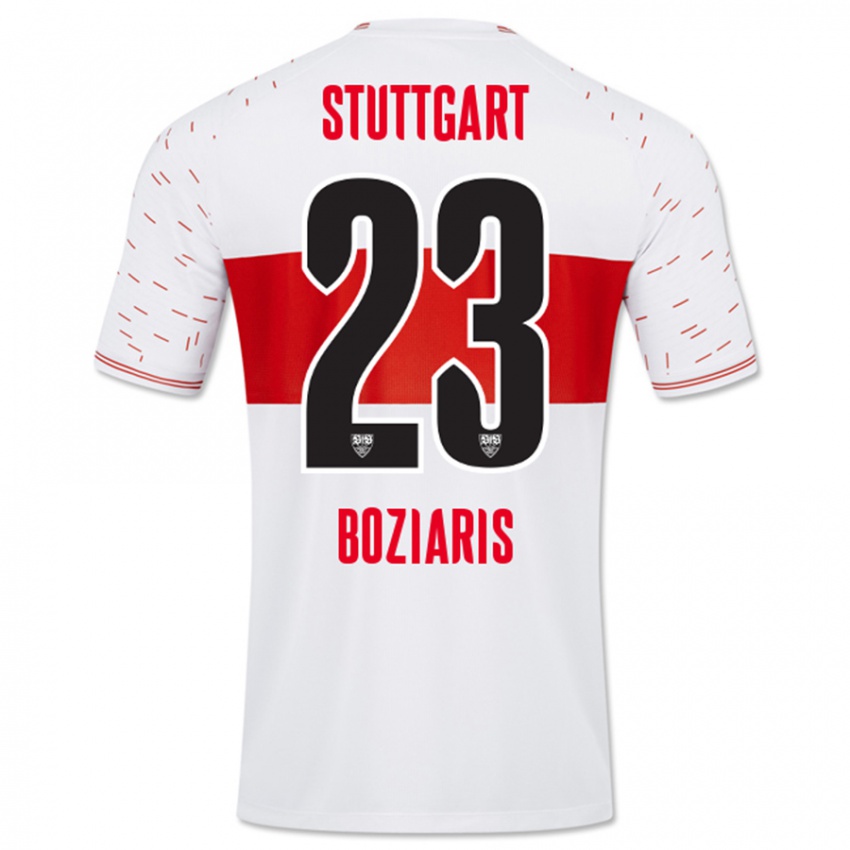 Niño Camiseta Giannis Boziaris #23 Blanco 1ª Equipación 2023/24 La Camisa Argentina