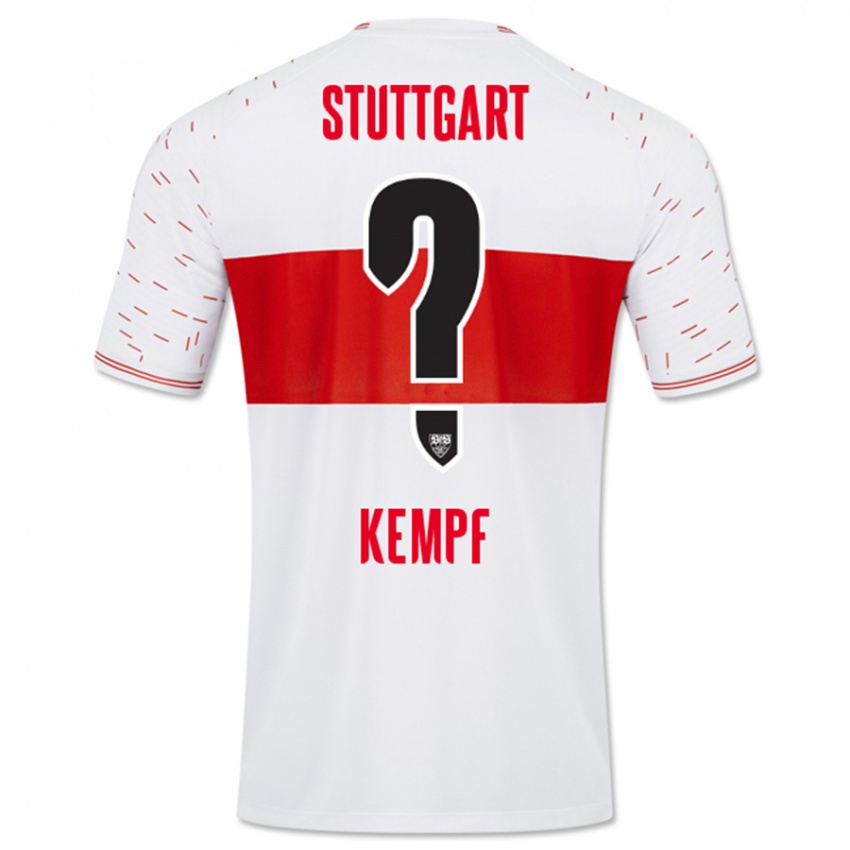 Niño Camiseta Karl Kempf #0 Blanco 1ª Equipación 2023/24 La Camisa Argentina