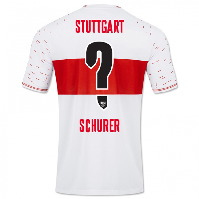 Niño Camiseta Leon Schürer #0 Blanco 1ª Equipación 2023/24 La Camisa Argentina