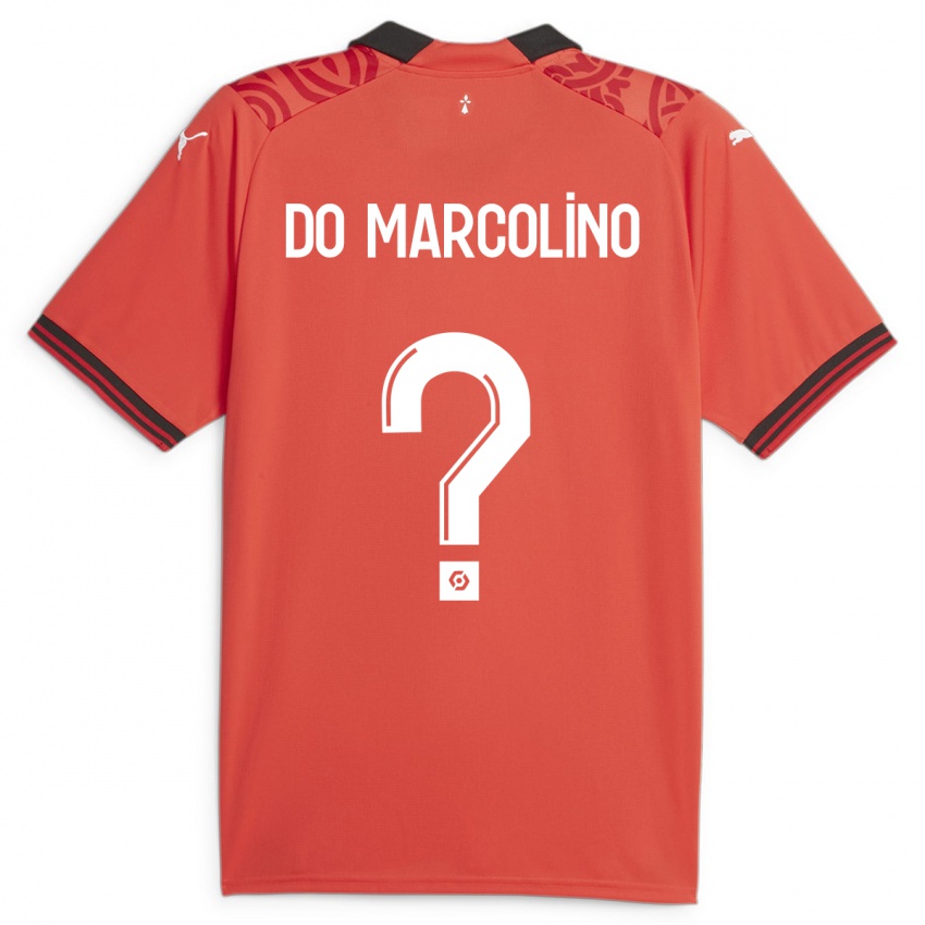 Niño Camiseta Arsène Do Marcolino #0 Rojo 1ª Equipación 2023/24 La Camisa Argentina
