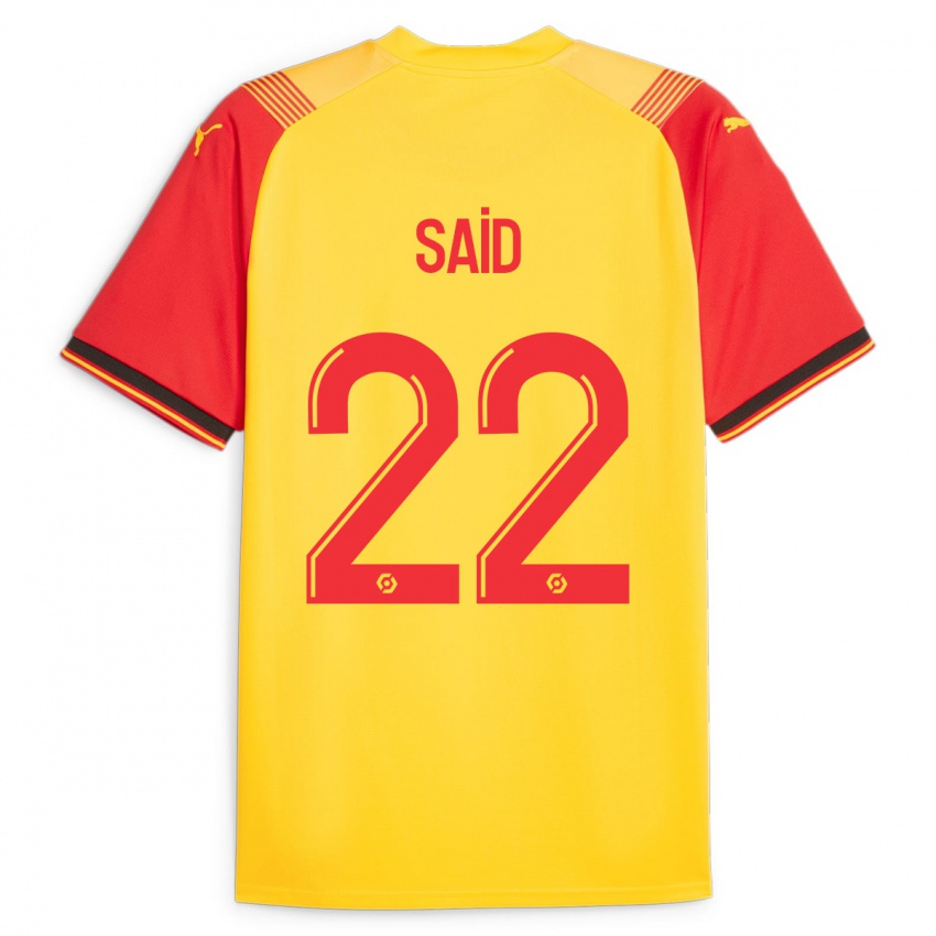 Niño Camiseta Wesley Saïd #22 Amarillo 1ª Equipación 2023/24 La Camisa Argentina