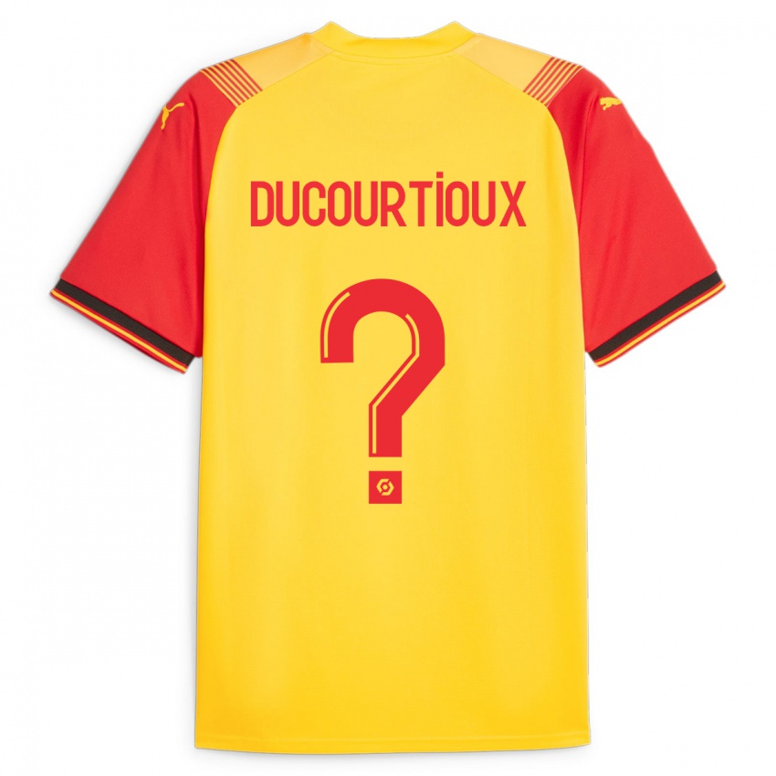 Niño Camiseta Ilan Ducourtioux #0 Amarillo 1ª Equipación 2023/24 La Camisa Argentina