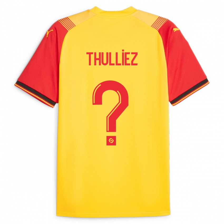 Niño Camiseta Lucie Thulliez #0 Amarillo 1ª Equipación 2023/24 La Camisa Argentina