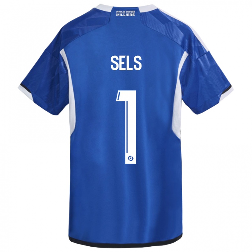 Niño Camiseta Matz Sels #1 Azul 1ª Equipación 2023/24 La Camisa Argentina