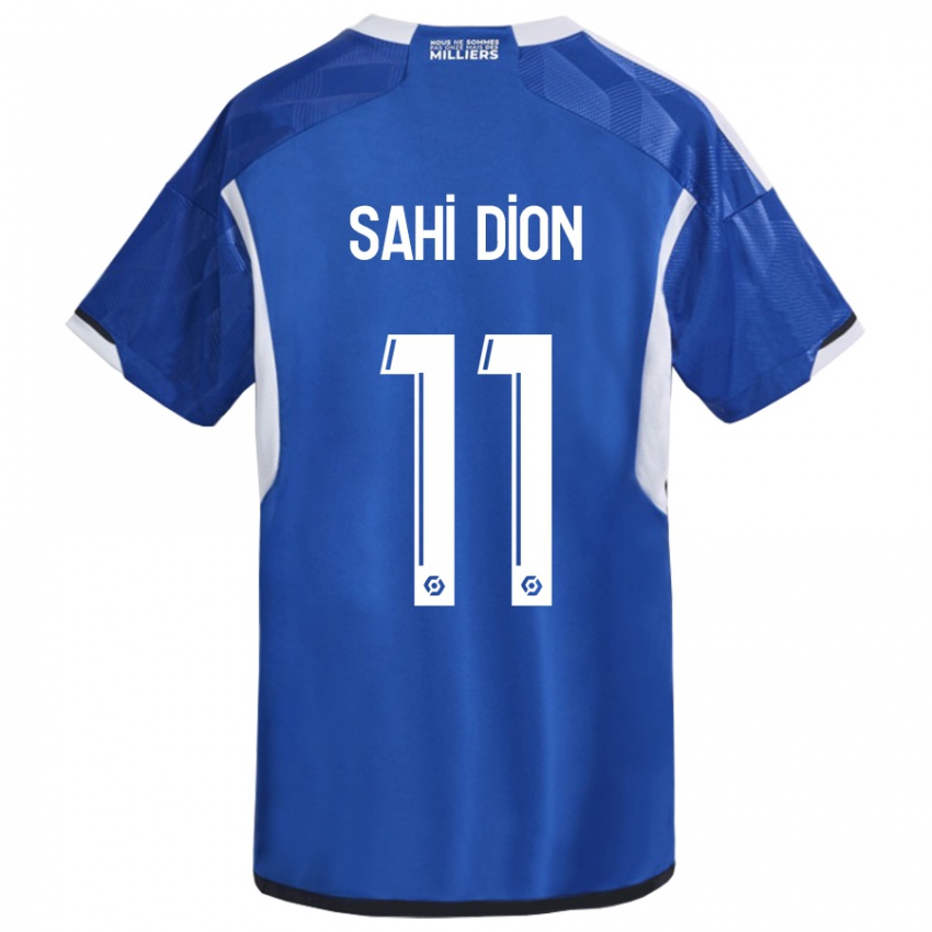 Niño Camiseta Moïse Sahi Dion #11 Azul 1ª Equipación 2023/24 La Camisa Argentina