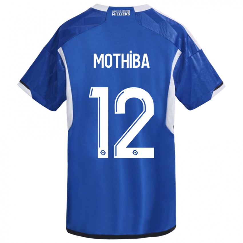 Niño Camiseta Lebo Mothiba #12 Azul 1ª Equipación 2023/24 La Camisa Argentina