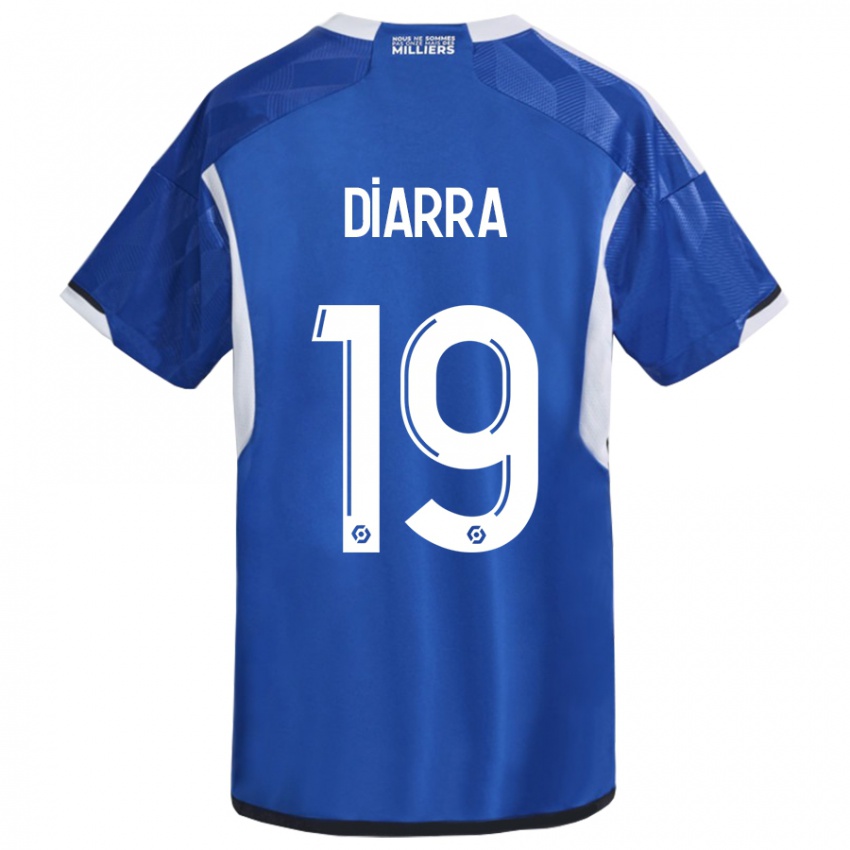 Niño Camiseta Habib Diarra #19 Azul 1ª Equipación 2023/24 La Camisa Argentina