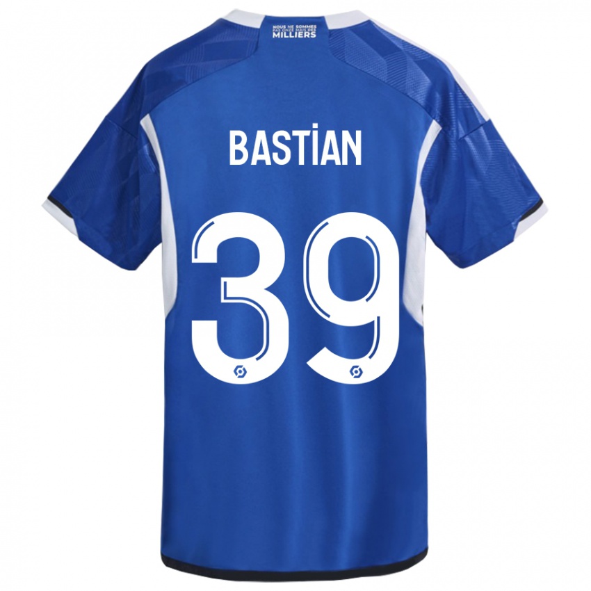 Niño Camiseta Maxime Bastian #39 Azul 1ª Equipación 2023/24 La Camisa Argentina