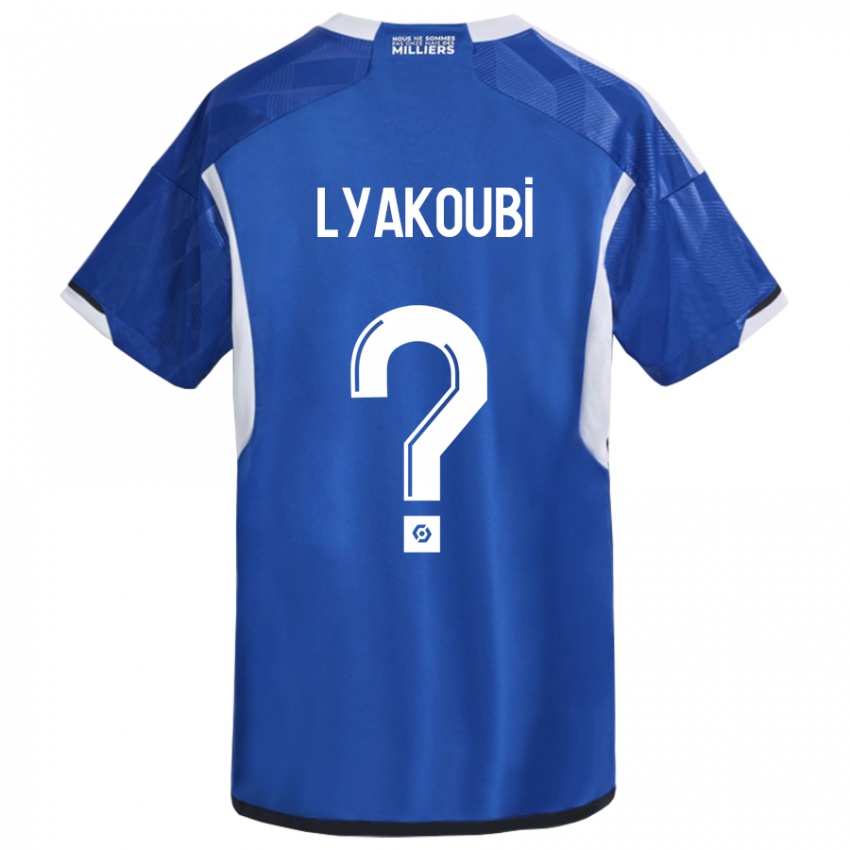 Niño Camiseta Oussama Lyakoubi #0 Azul 1ª Equipación 2023/24 La Camisa Argentina