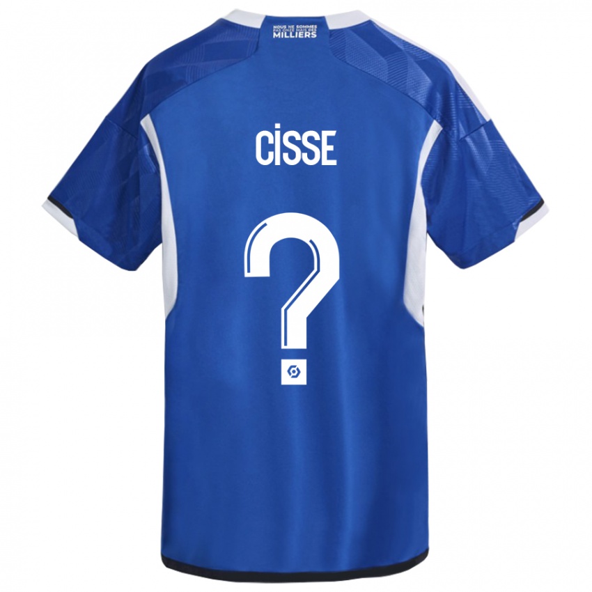 Niño Camiseta Louis Cisse #0 Azul 1ª Equipación 2023/24 La Camisa Argentina
