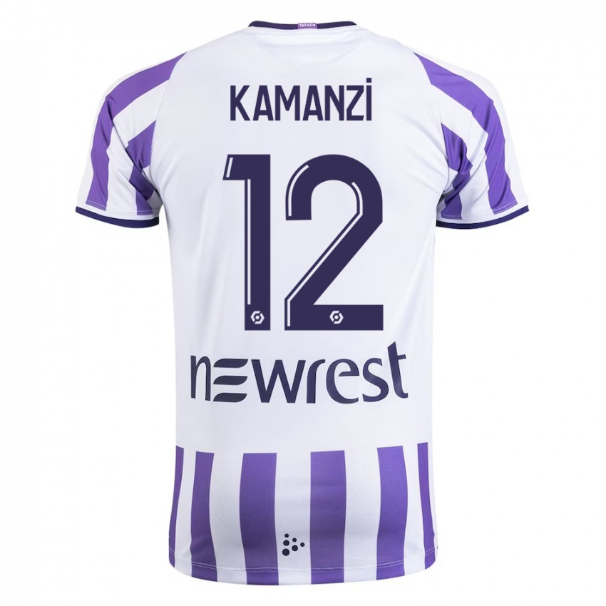 Niño Camiseta Warren Kamanzi #12 Blanco 1ª Equipación 2023/24 La Camisa Argentina