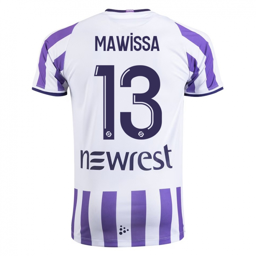 Niño Camiseta Christian Mawissa Elebi #13 Blanco 1ª Equipación 2023/24 La Camisa Argentina