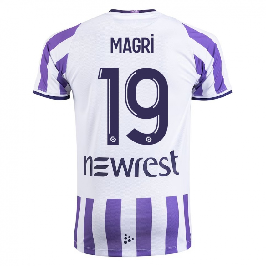 Niño Camiseta Frank Magri #19 Blanco 1ª Equipación 2023/24 La Camisa Argentina