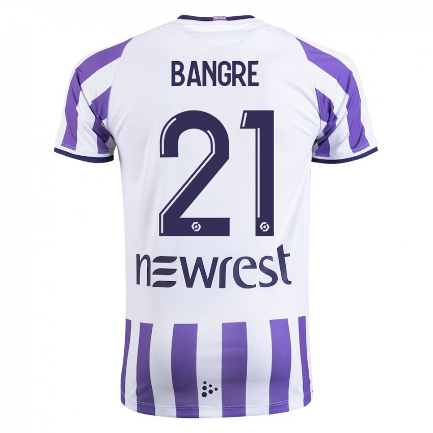 Niño Camiseta Mamady Bangré #21 Blanco 1ª Equipación 2023/24 La Camisa Argentina