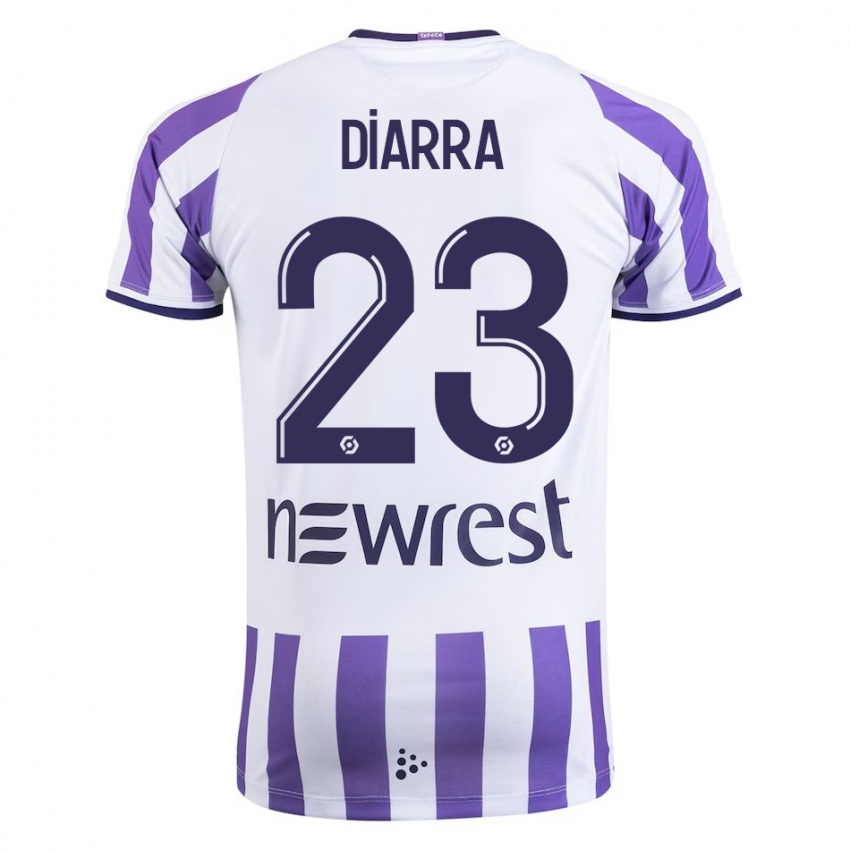 Niño Camiseta Moussa Diarra #23 Blanco 1ª Equipación 2023/24 La Camisa Argentina