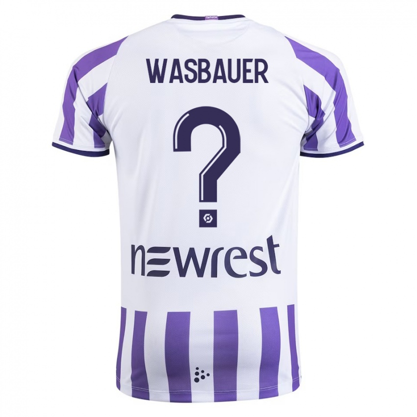 Niño Camiseta Nicolas Wasbauer #0 Blanco 1ª Equipación 2023/24 La Camisa Argentina