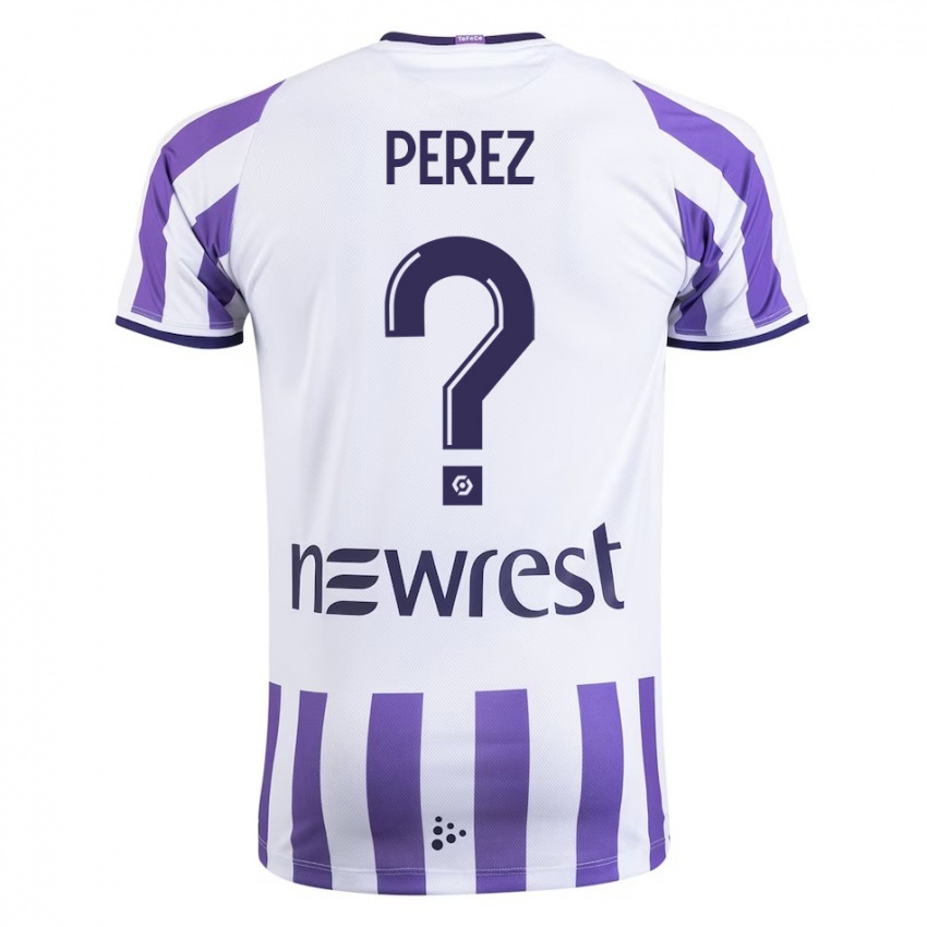 Niño Camiseta Giacomo Perez #0 Blanco 1ª Equipación 2023/24 La Camisa Argentina