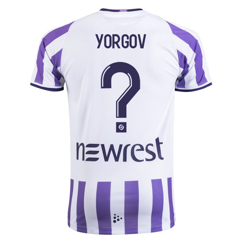 Niño Camiseta Aleksandar Yorgov #0 Blanco 1ª Equipación 2023/24 La Camisa Argentina