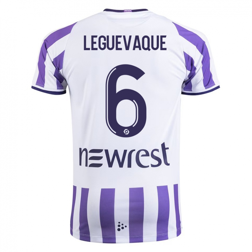 Niño Camiseta Laurie Leguevaque #6 Blanco 1ª Equipación 2023/24 La Camisa Argentina