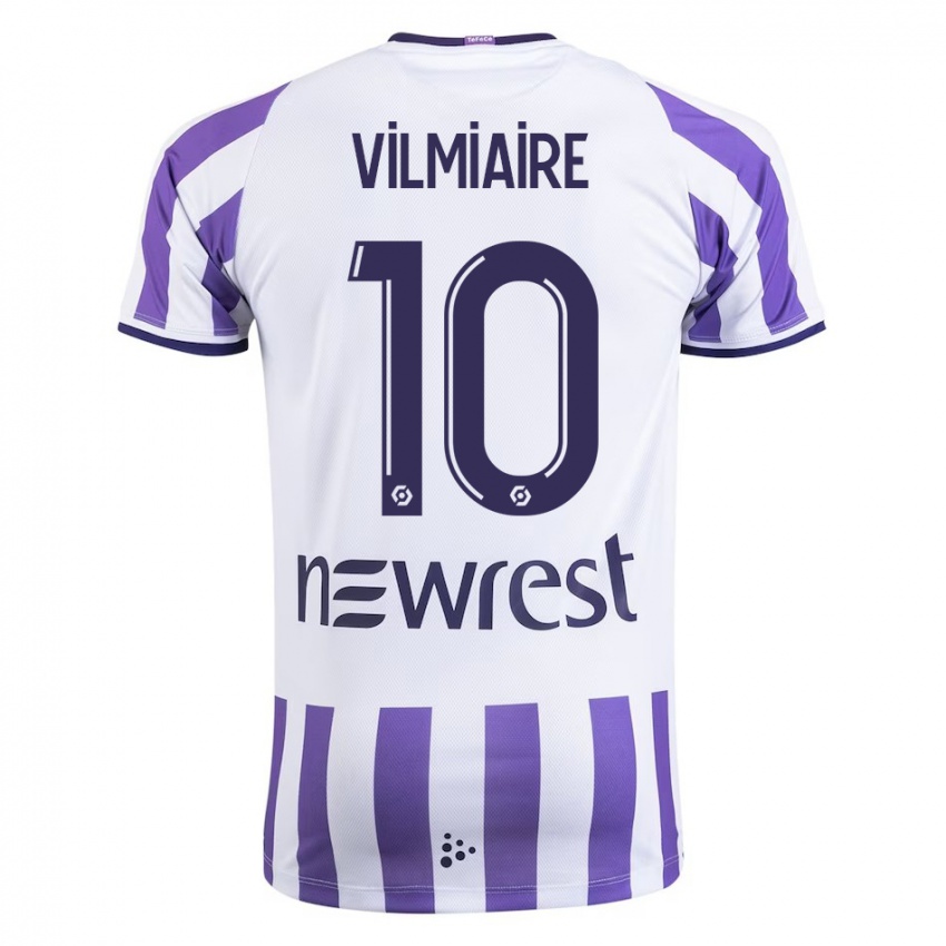 Niño Camiseta Kelly Vilmiaire #10 Blanco 1ª Equipación 2023/24 La Camisa Argentina