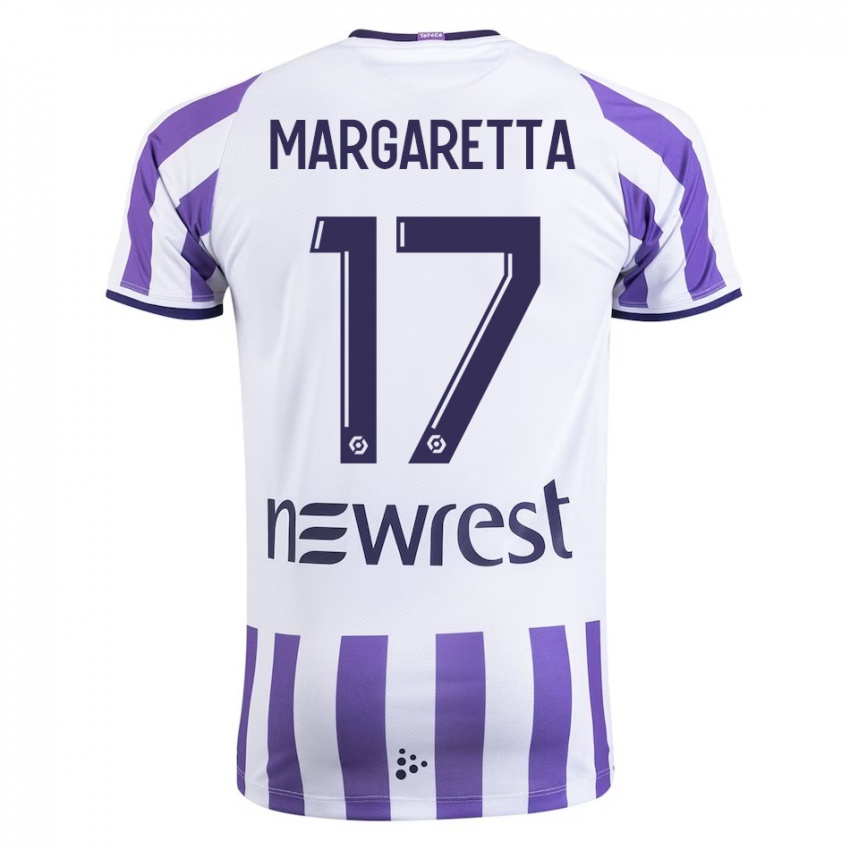 Niño Camiseta Jessica Margaretta #17 Blanco 1ª Equipación 2023/24 La Camisa Argentina